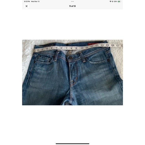 Citizens Of Humanity Ingrid #002 Low Waist Flare Jeans Women’s Sz 28 Medium Blue - Picture 10 of 12